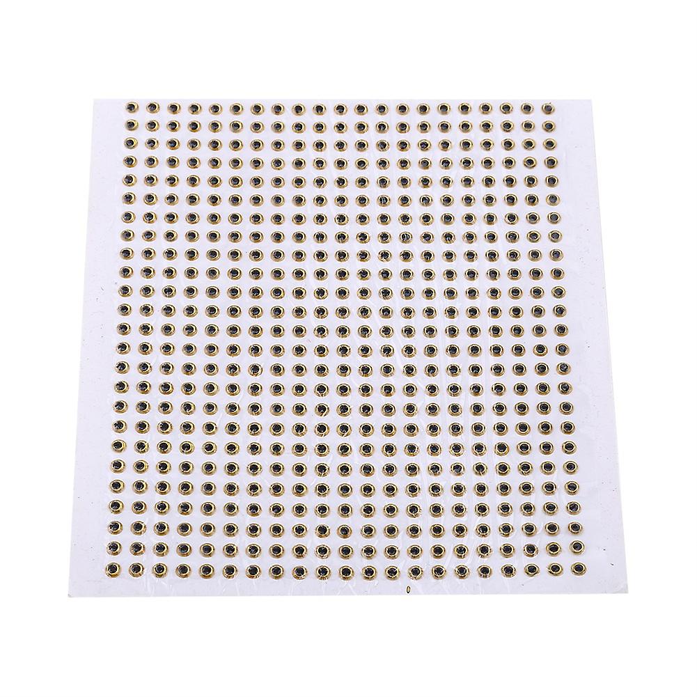 500pcs/pack 3mm 3d Fish Eyes Lightweight Equipment For Fishing Bait(golden，3mm)