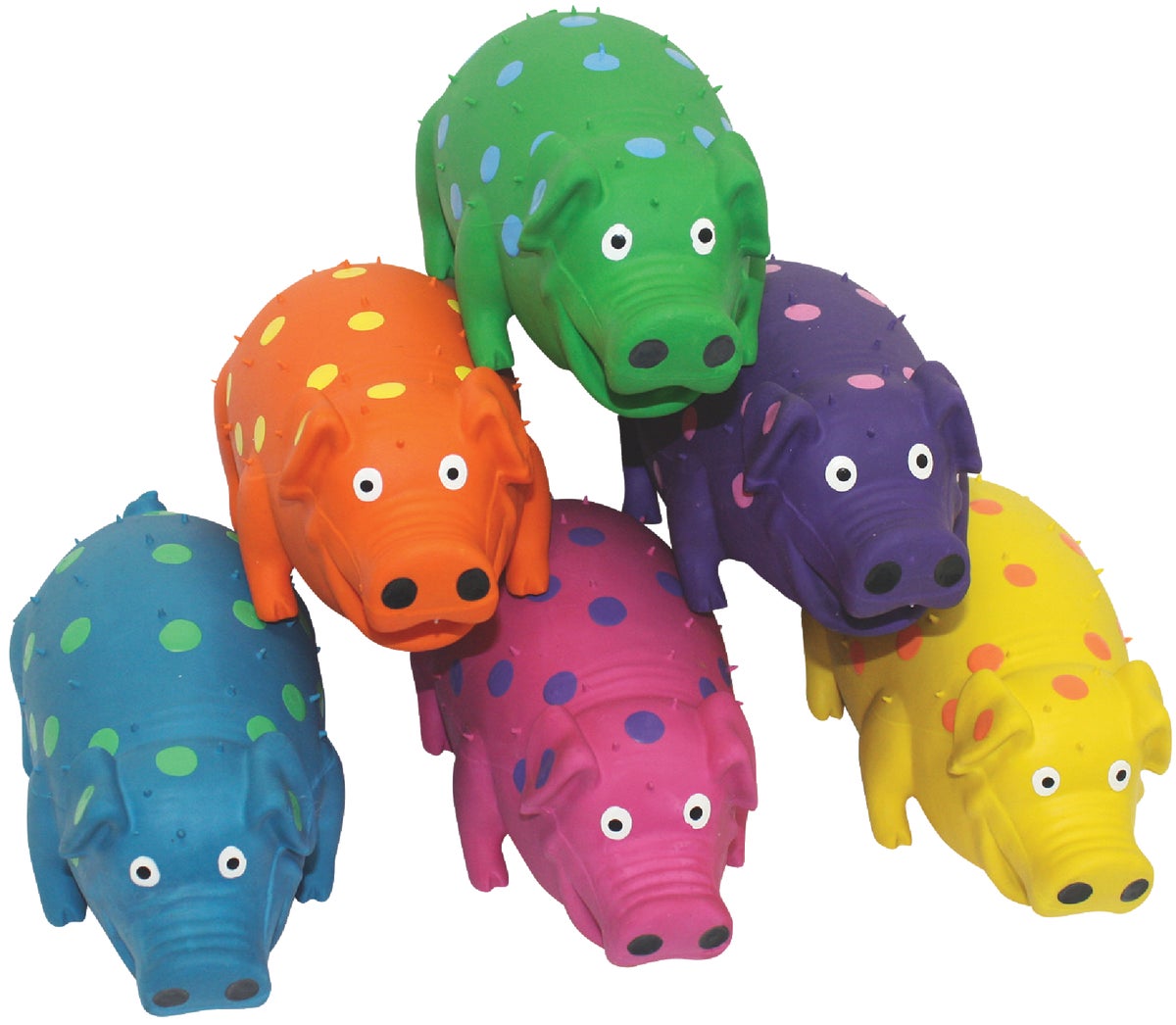 Multipet Globlets Pig Dog Toy Assorted