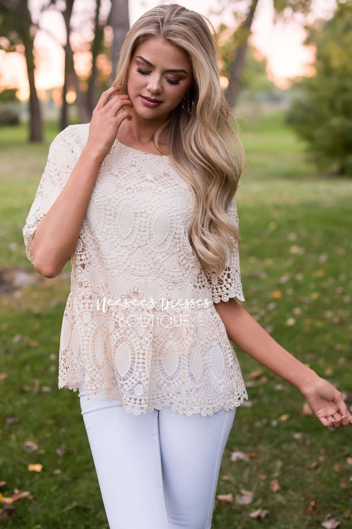 You're So Enchanting Lace Top