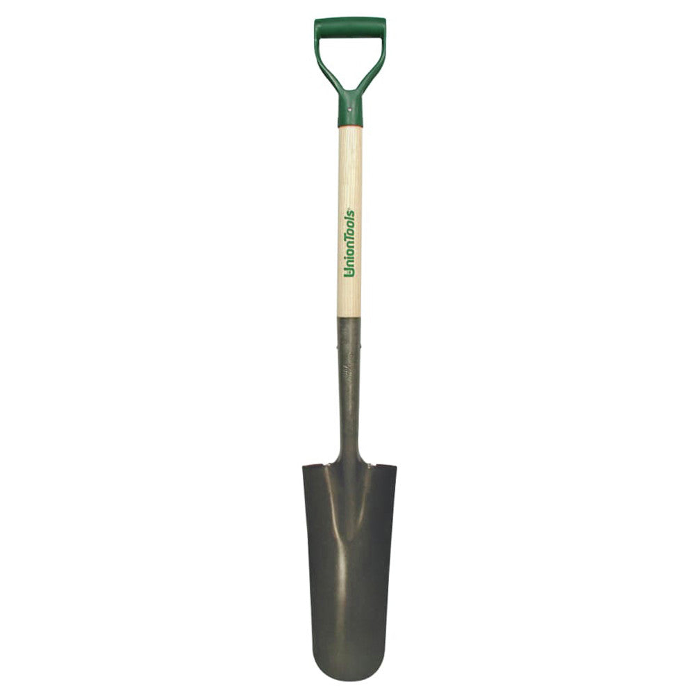 4.75 in. x 14 in. Blade Drain and Post Spade with 27 in. White Ash D-Grip Handle