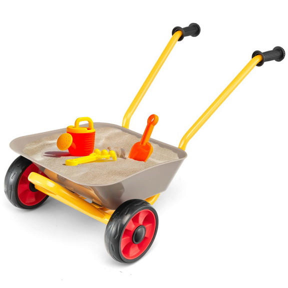 Costway 14728596 2 Wheeler Toy Cart with Steel Con...