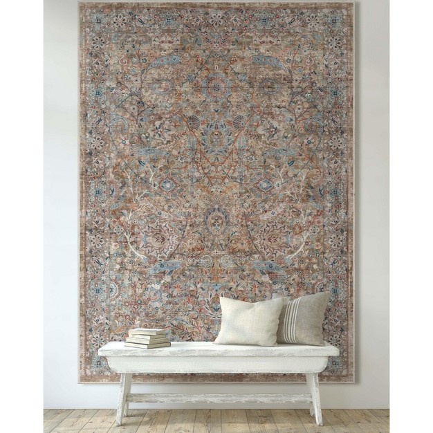 Well Woven Emilia Persian Floral Area Rug