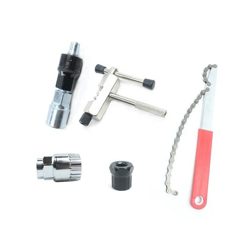 Chain Breaker And Riveting Tool Repair Bike Cycle Chain Repair Tools Crank Extractor Bottom Bracket Remover Spanner Repair Tools