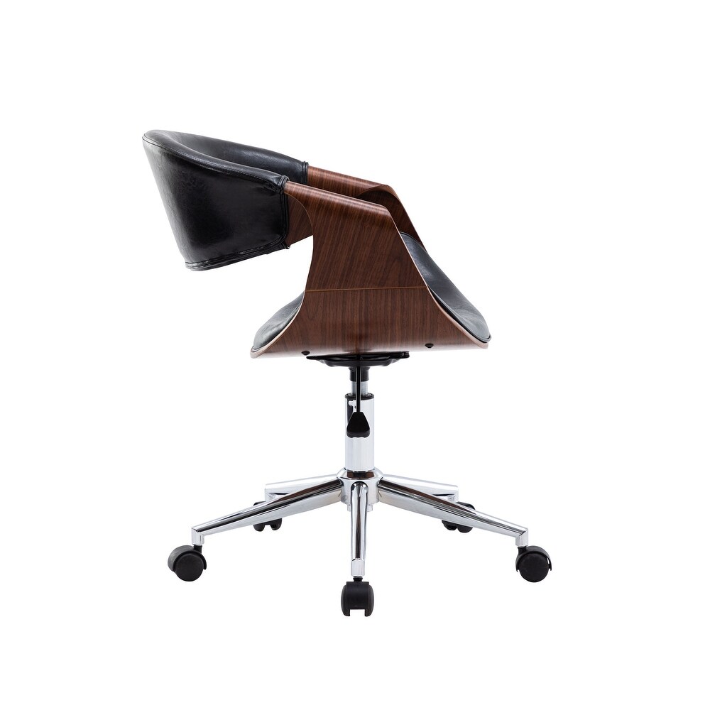 Porthos Home Aeko Office Chair  PU Leather  Height Adjustable Seat