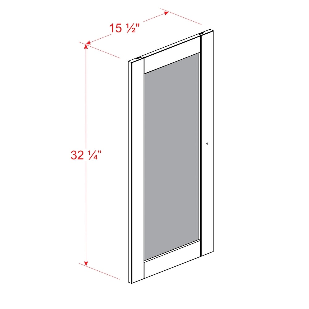 Palace Imports 100% Solid Wood Modular Kitchen Pantry Door Kit