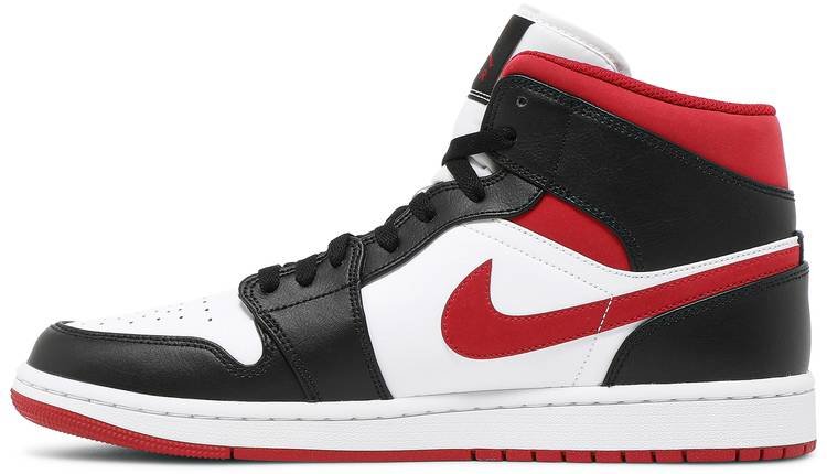 Air Jordan 1 Mid 'Black Gym Red' 554724-122