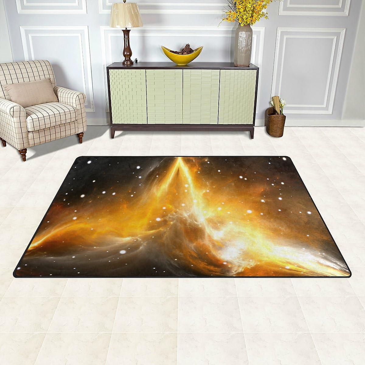 Colourlife Lightweight Carpet Mats Area Soft Rugs Floor Mat Doormat Decoration For Rooms Entrance 31 X 20 Inches Abstract Galaxy