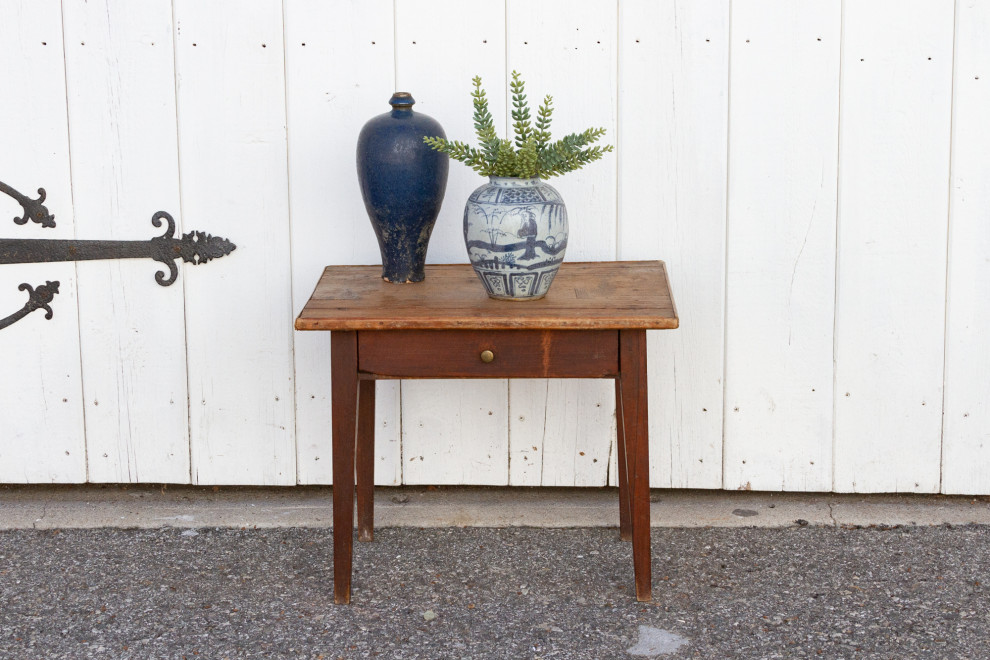 Small Early 19th Century French Side Table   Farmhouse   Side Tables And End Tables   by De cor  Houzz