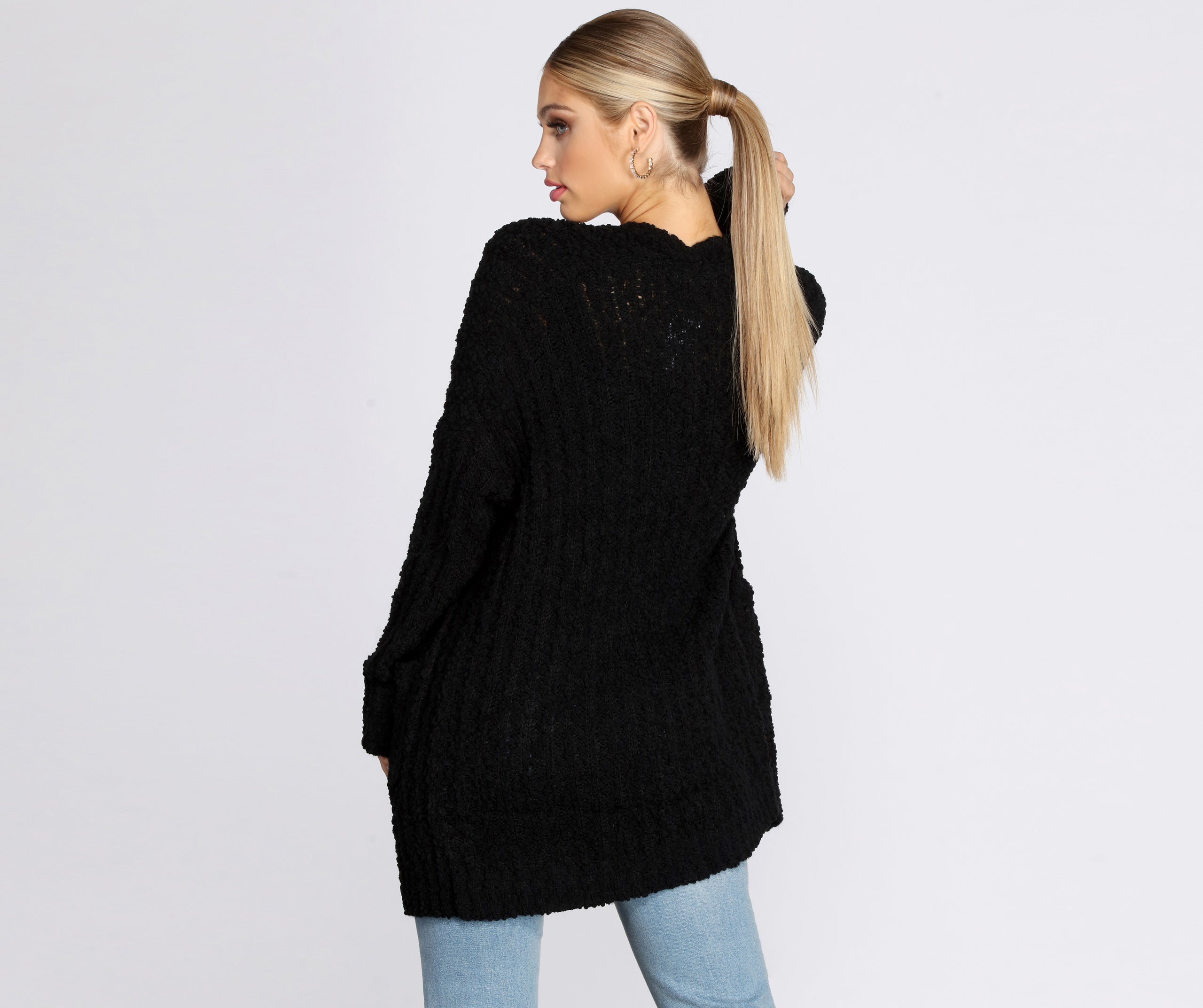 Sweet And Cozy Oversized Cardigan