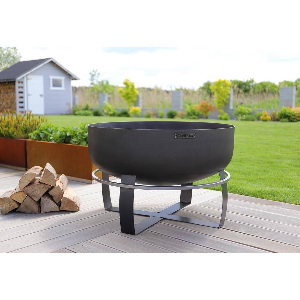 Good Directions Cook King 111562 Viking XXL Fire Bowl 31.5 in. Dia Deep Bowl Wood Burning Fire Pit 111562