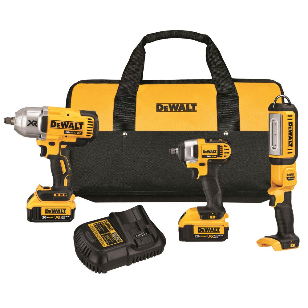 DEWALT 20 V MAX* Li-ion 3-Tool Combo Kit DCK398HM2 from DEWALT