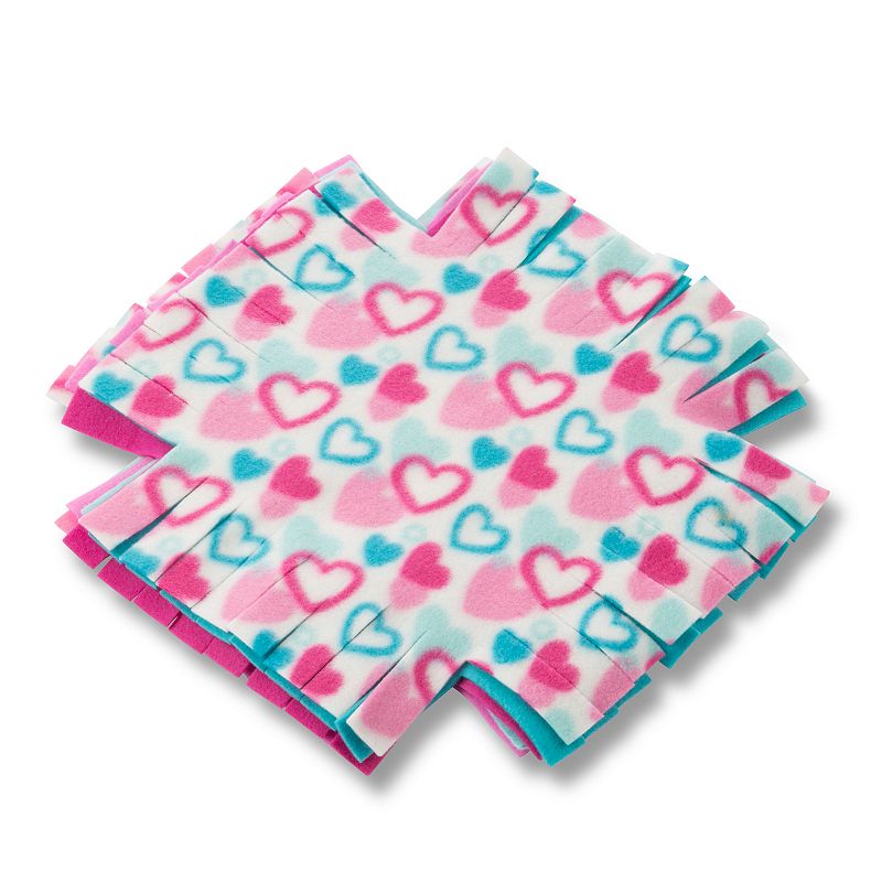 Melissa and Doug Heart Fleece Quilt No-Sew Craft Kit