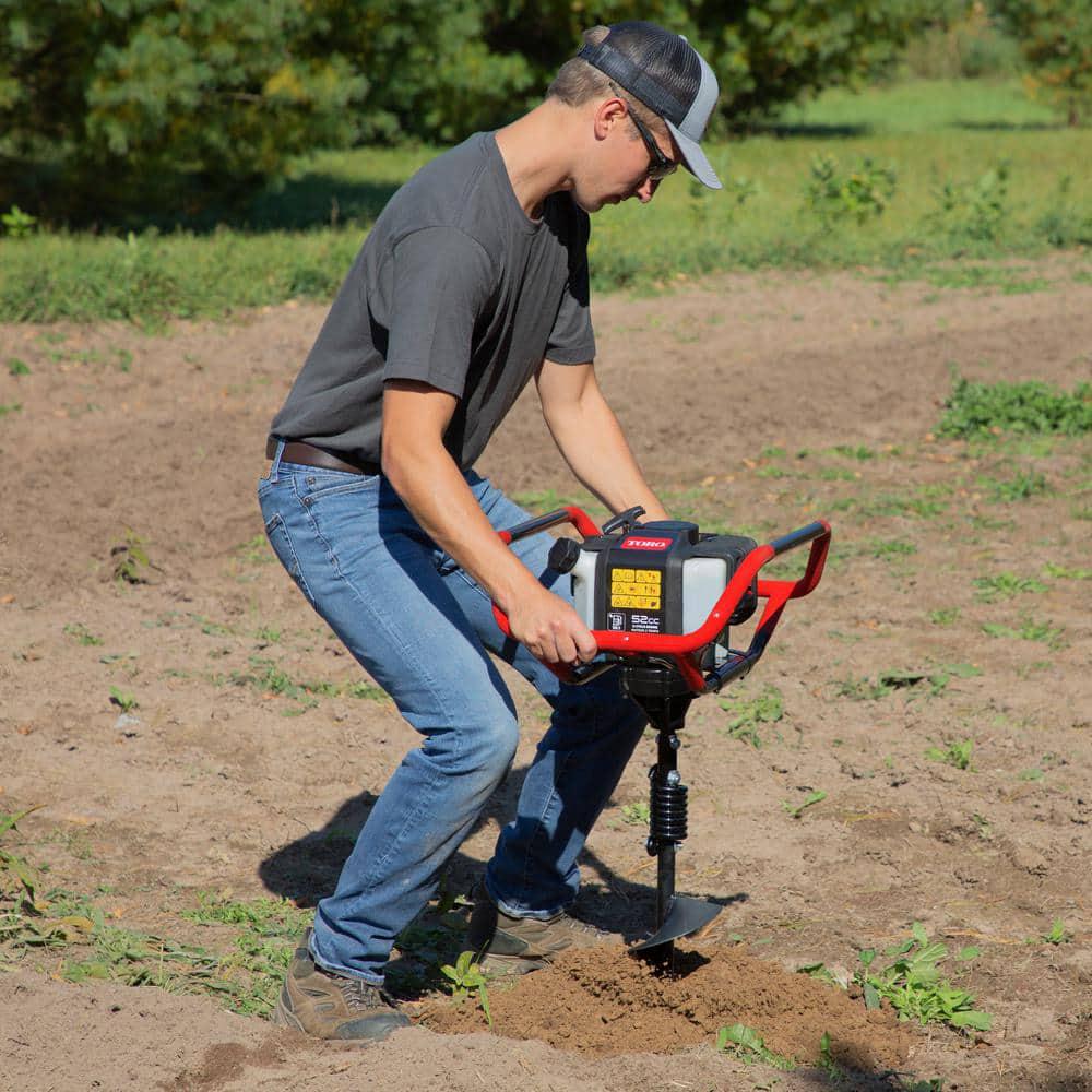 Toro 1Person or 2Person 52 cc 2Cycle Earth Auger Powerhead with 8 in Auger Bit