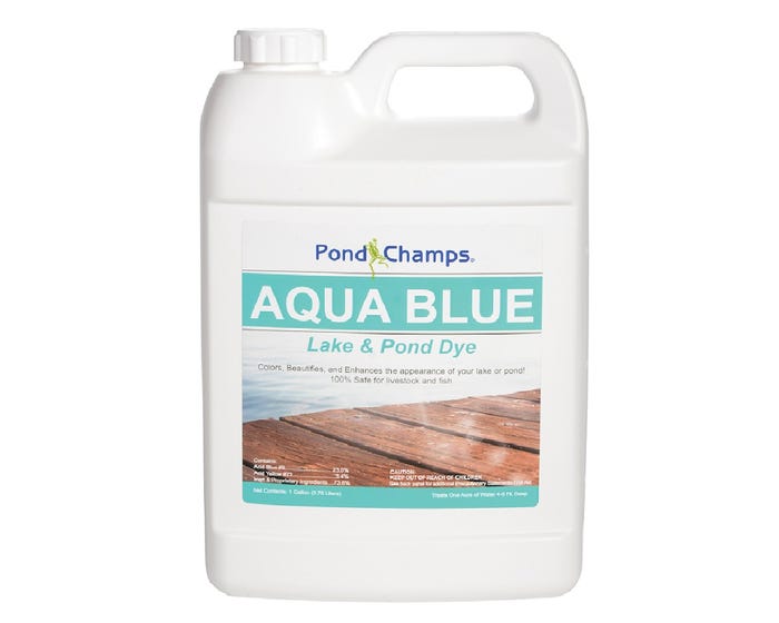 Pond Champs Aqua Blue Lake  Pond Dye， 1 Gallon - 11400