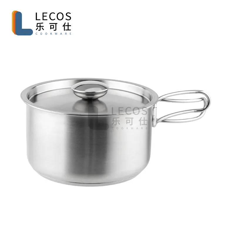 304 Stainless Steel Cooking Food Thailand Set Curry Pot With Handle Camping Cookware Cooking Pot