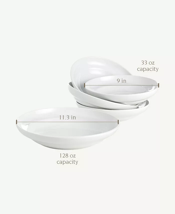 Over and Back Zuppa 5Pc Pasta Bowl Set