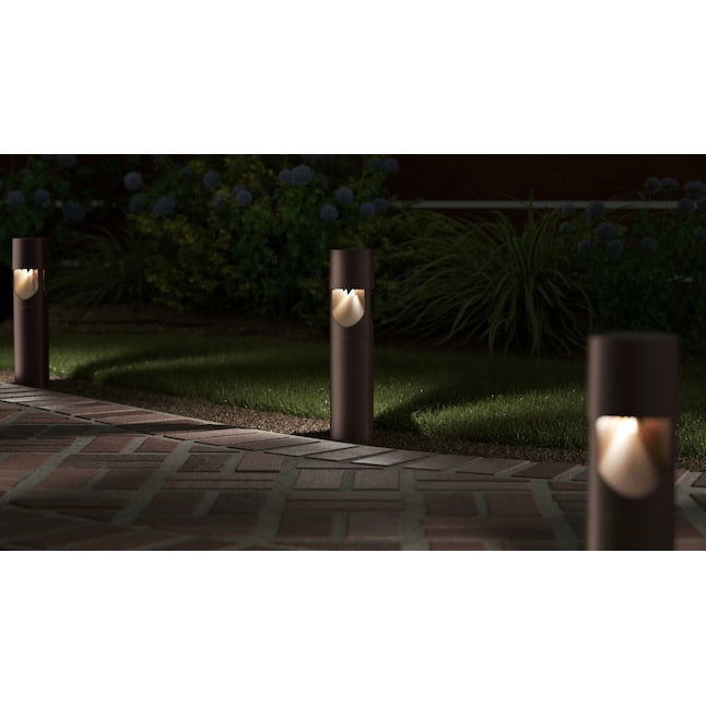 Kichler 28324 200-Lumen 3-Watt Olde Bronze Low Voltage Hardwired LED Outdoor Path Light (3000 K)