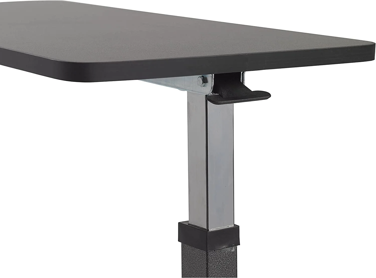 Drive Medical 13067 Non Tilt Top Overbed Table  Silver Vein