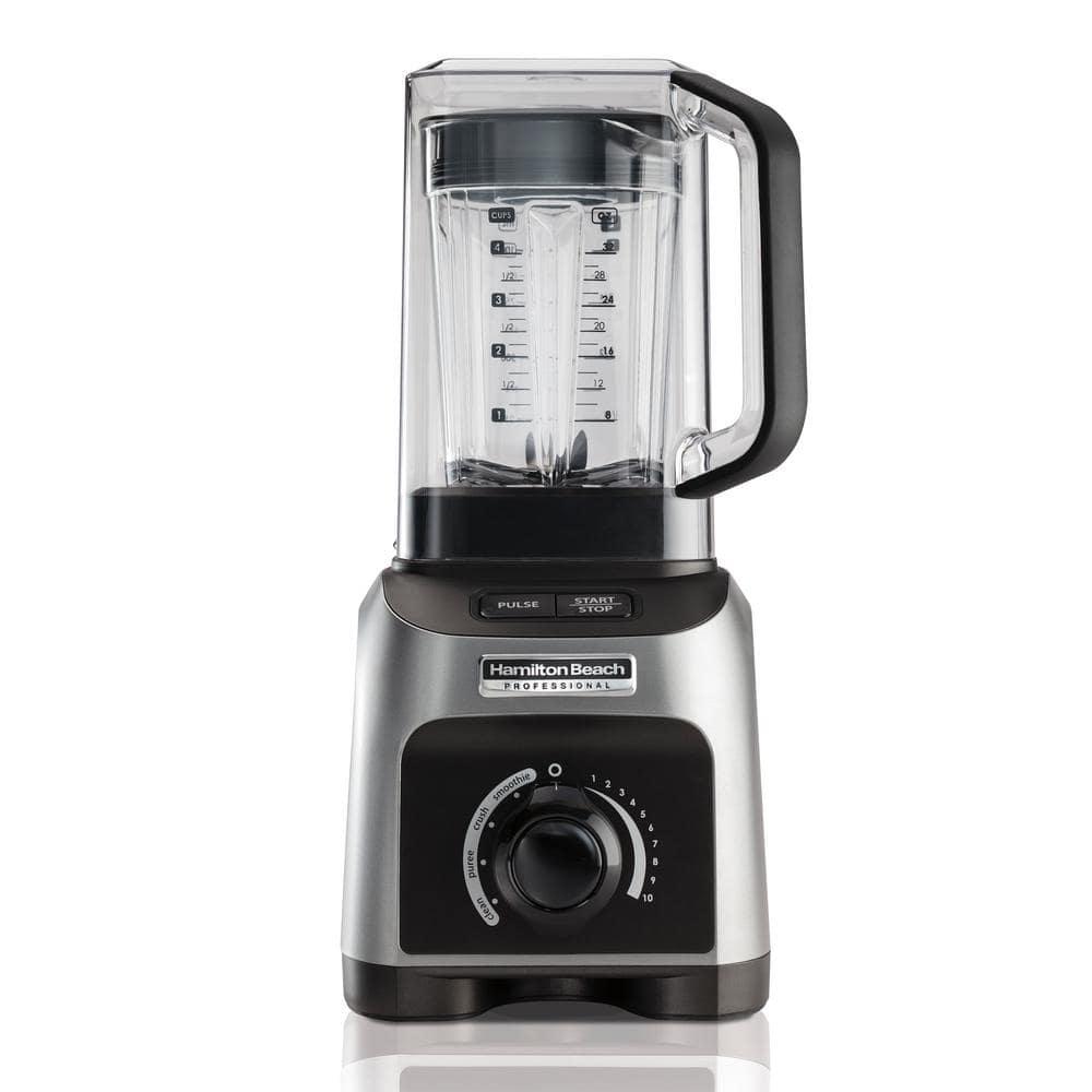 HAMILTON BEACH PROFESSIONAL 32 oz 14Speed Black and Grey Countertop Blender with Quiet Shield