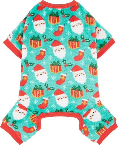 Frisco Santa's Gifts Dog and Cat Cozy Plush Fleece PJs