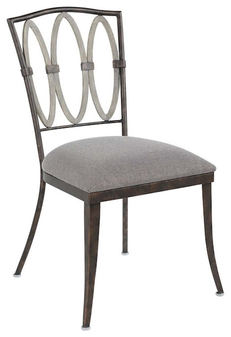 Kalco Lighting Belmont Dining Chair  Florence Gold   Farmhouse   Dining Chairs   by Homesquare  Houzz