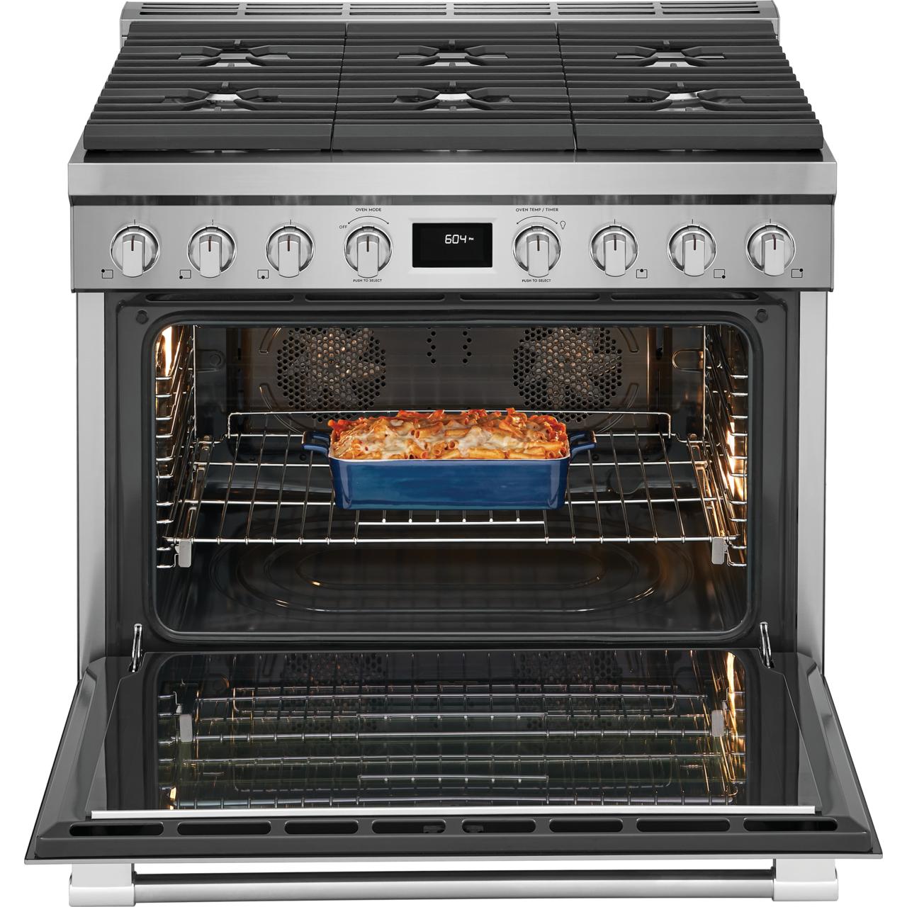 Frigidaire Professional 36-inch Freestanding Dual-Fuel Range with Convection Technology PCFD3670AF