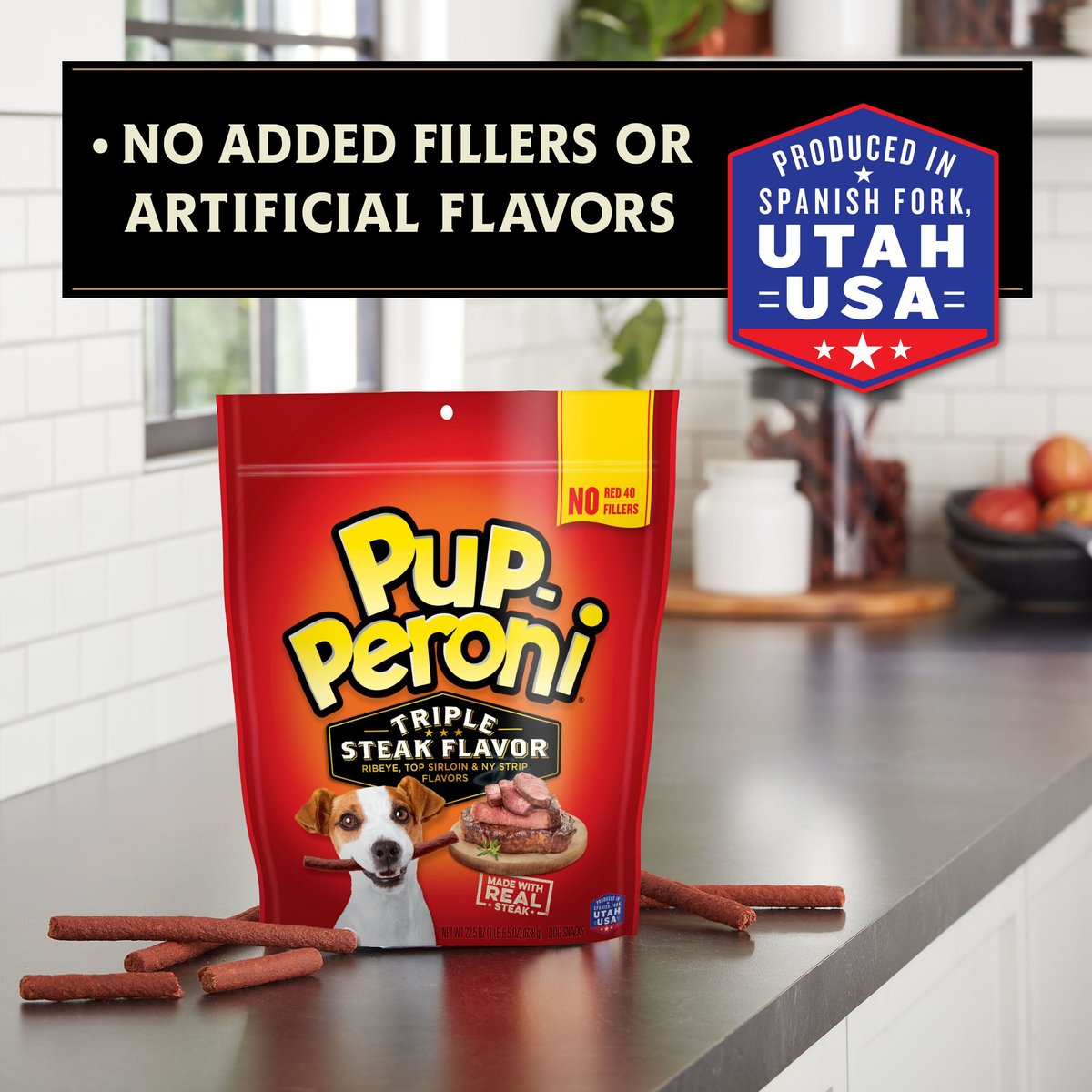 Pup-Peroni Triple Steak Flavor Dog Treats