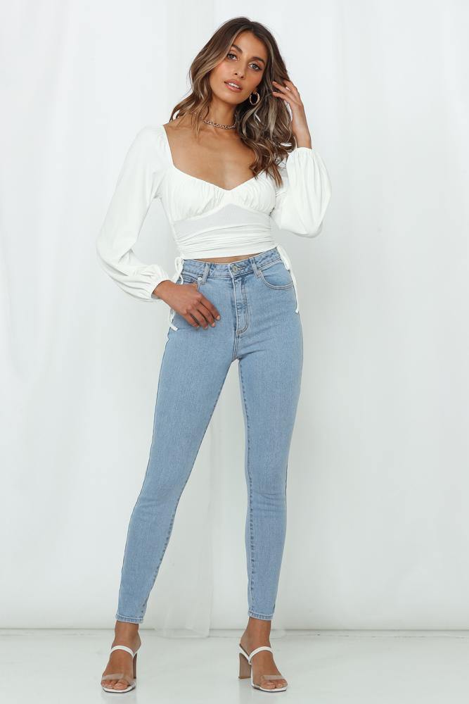 Live Wire Crop White