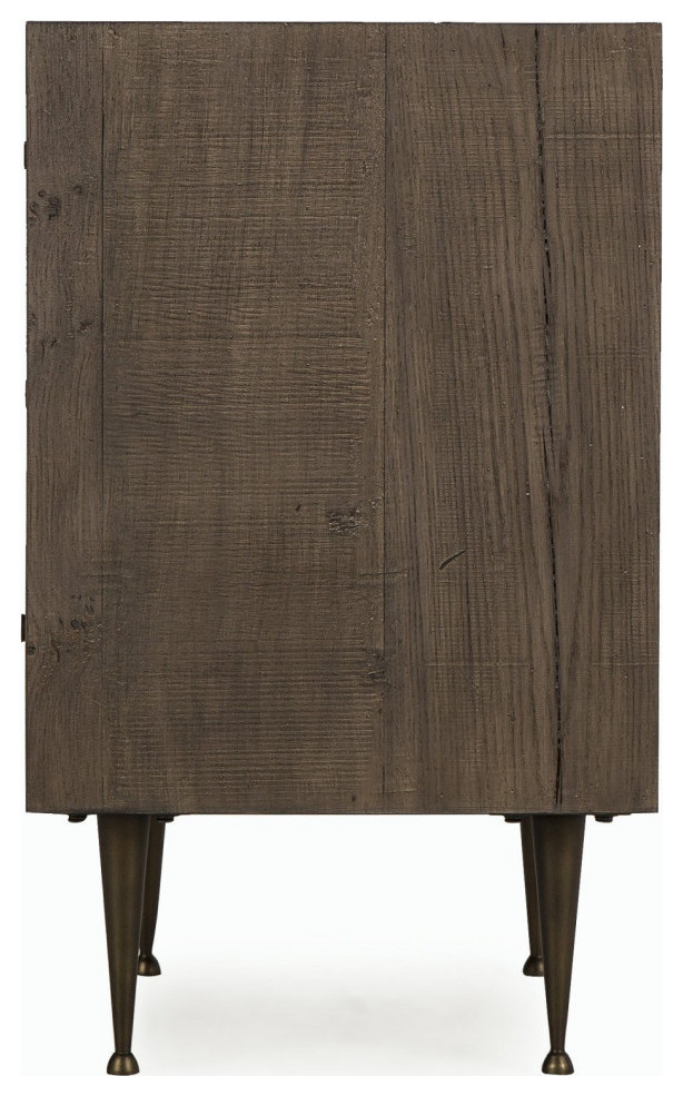 Latika Chest 3 Drawer Dresser   Midcentury   Accent Chests And Cabinets   by Rustic Home Furniture Deco  Houzz