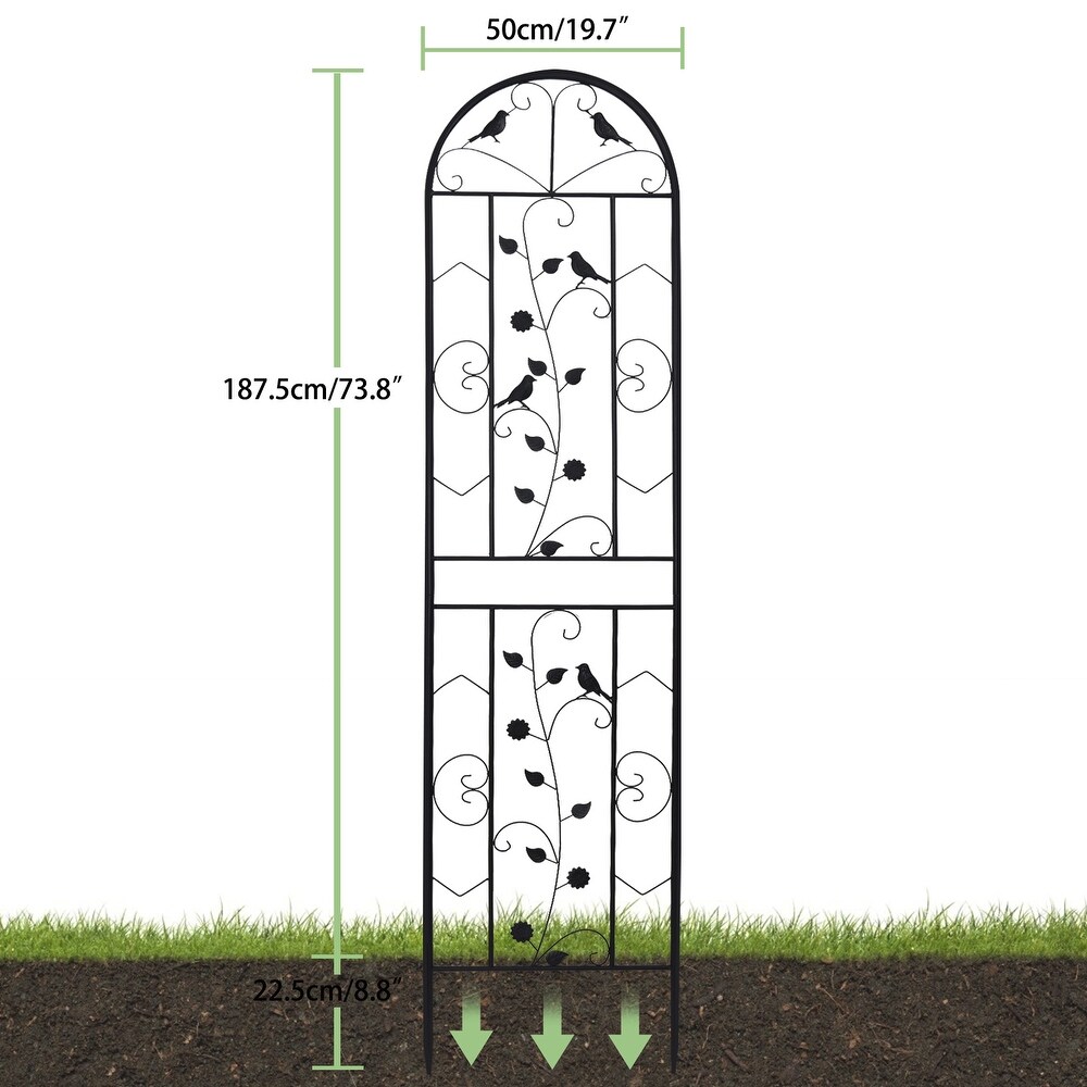 Outdoor Garden Plant Trellis for Growing Plants and Vegetables   19.7\