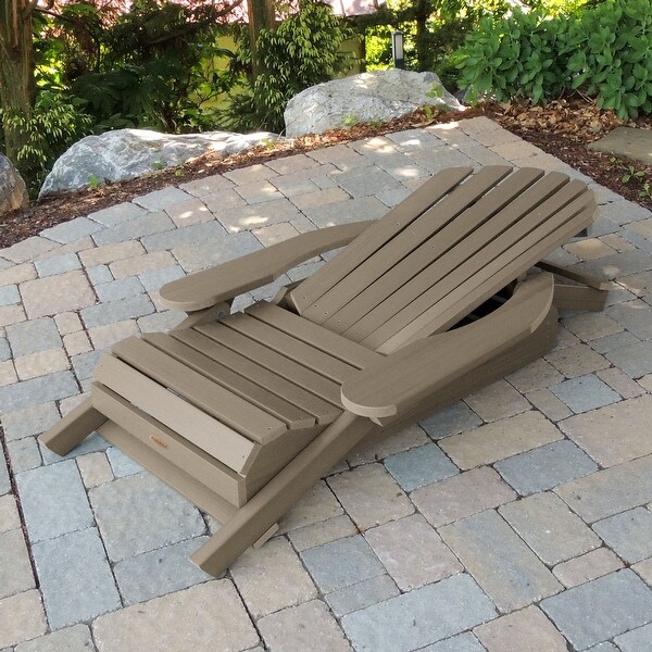 Ecofriendly KingSize Folding and Reclining Adirondack Chair