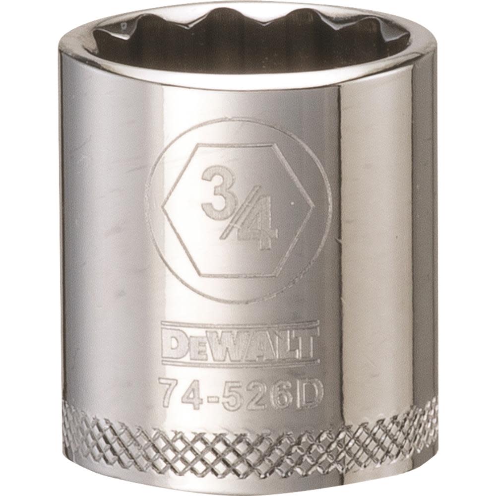 DEWALT Socket 12 Point 3/8 Drive 3/4 SAE