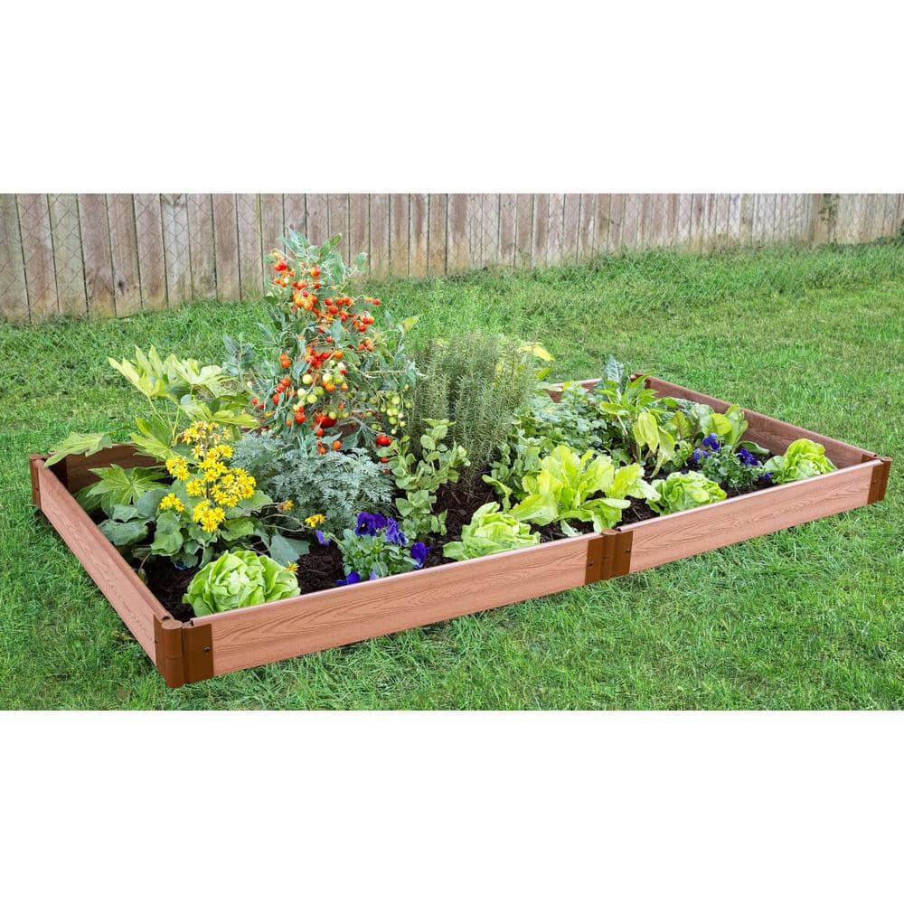 Frame It All Classic Sienna Raised Garden Bed 4' x 8' x 5.5