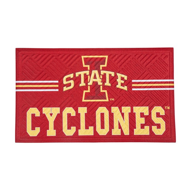 Embossed Mat Cross Hatch Iowa State University