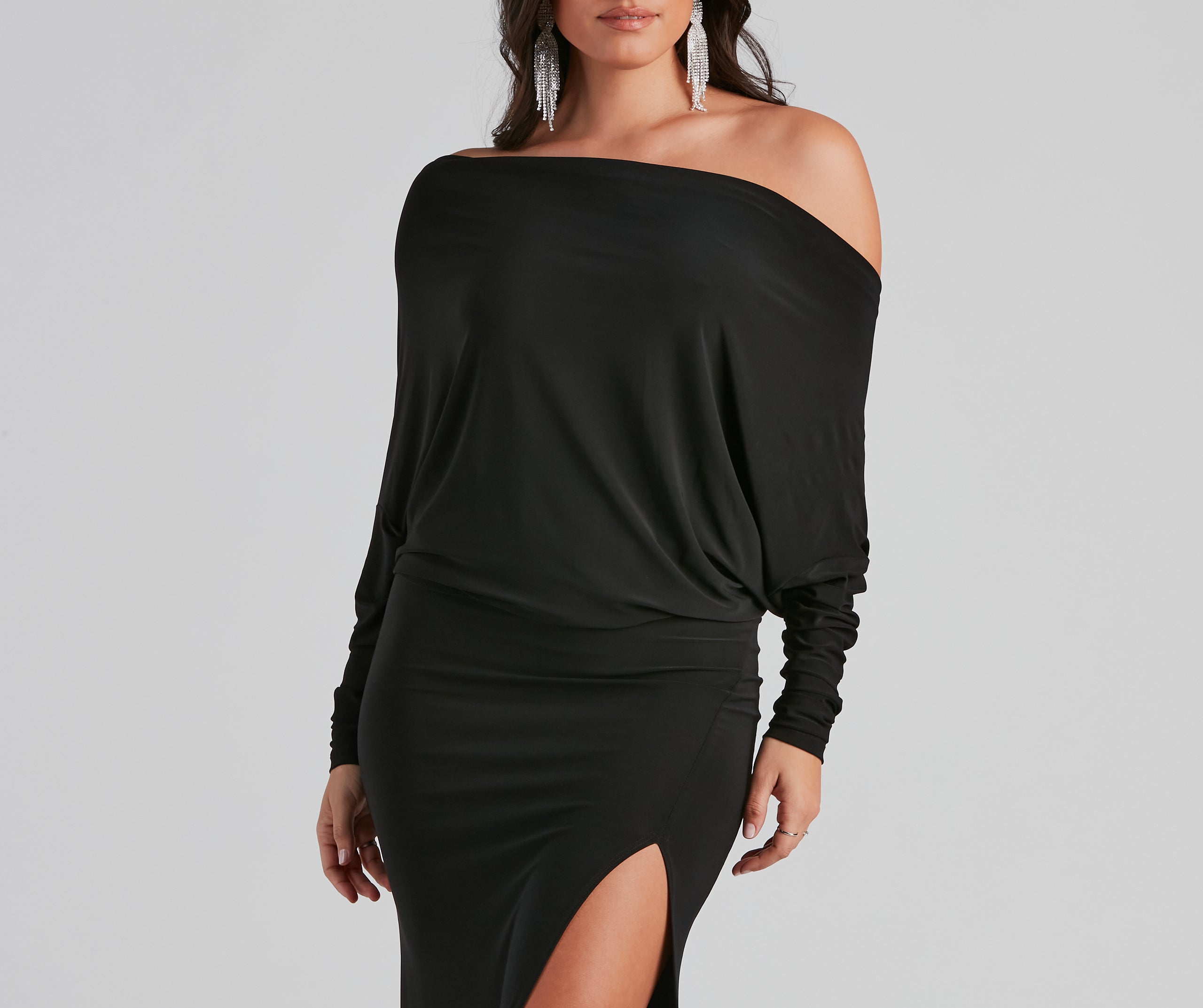 Londyn Formal High Slit Convertible Dress