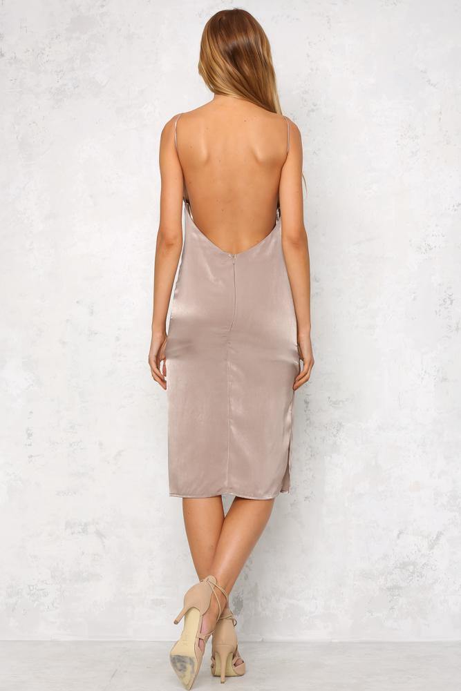 Oakland Midi Dress Mocha