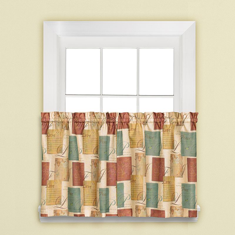 Tranquility Tiered Window Curtains