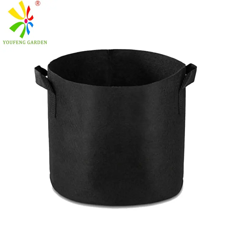 Factory supply 1 3 5 7 10 15 20 25 30 100 Gallon Non Woven fabric Pots Garden Potato Felt Grow Bags