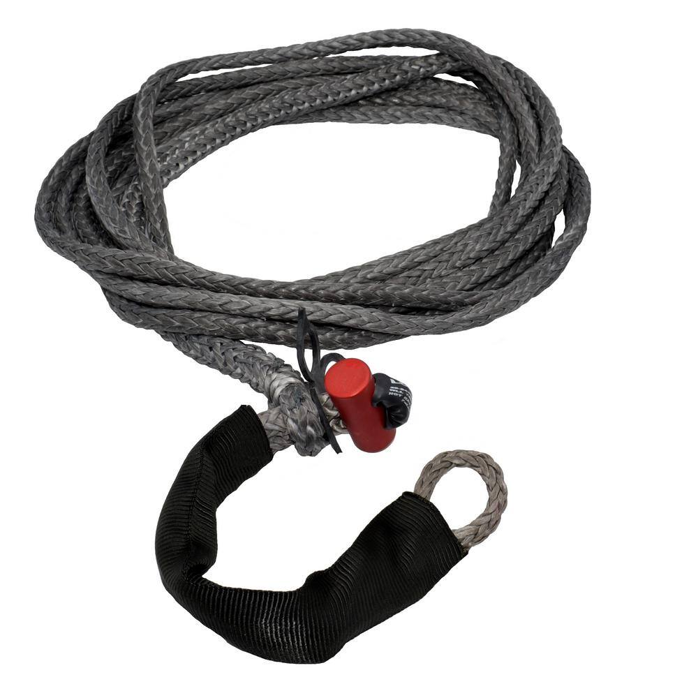 LockJaw 716 in. x 25 ft. Synthetic Winch Line Extension with Integrated Shackle 21-0438025