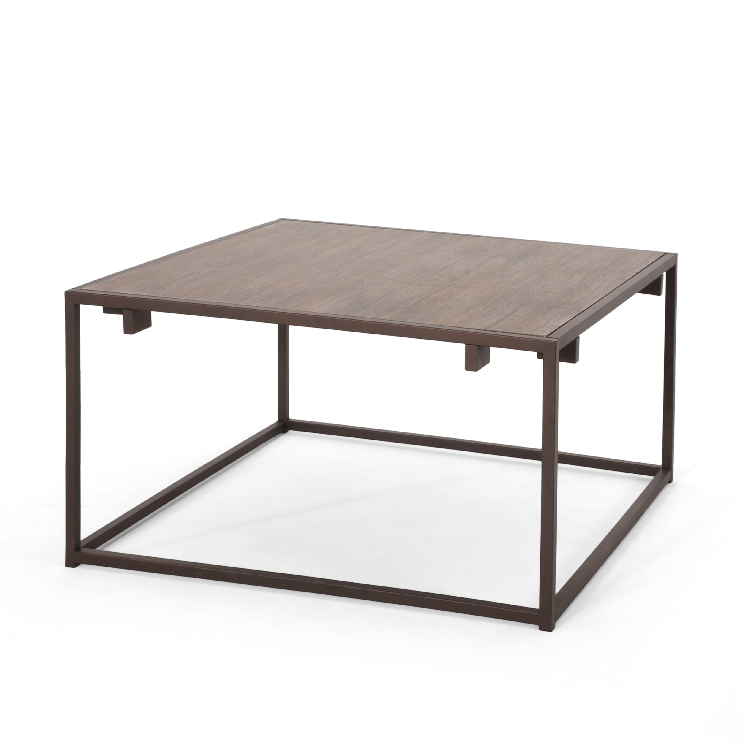 Fortson Modern Industrial Coffee Table