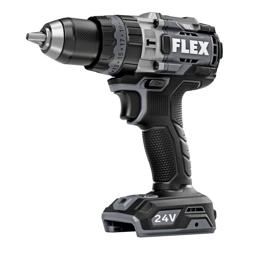 FLEX 24V 1/2 2 Speed Hammer Drill With Turbo Mode Bare Tool