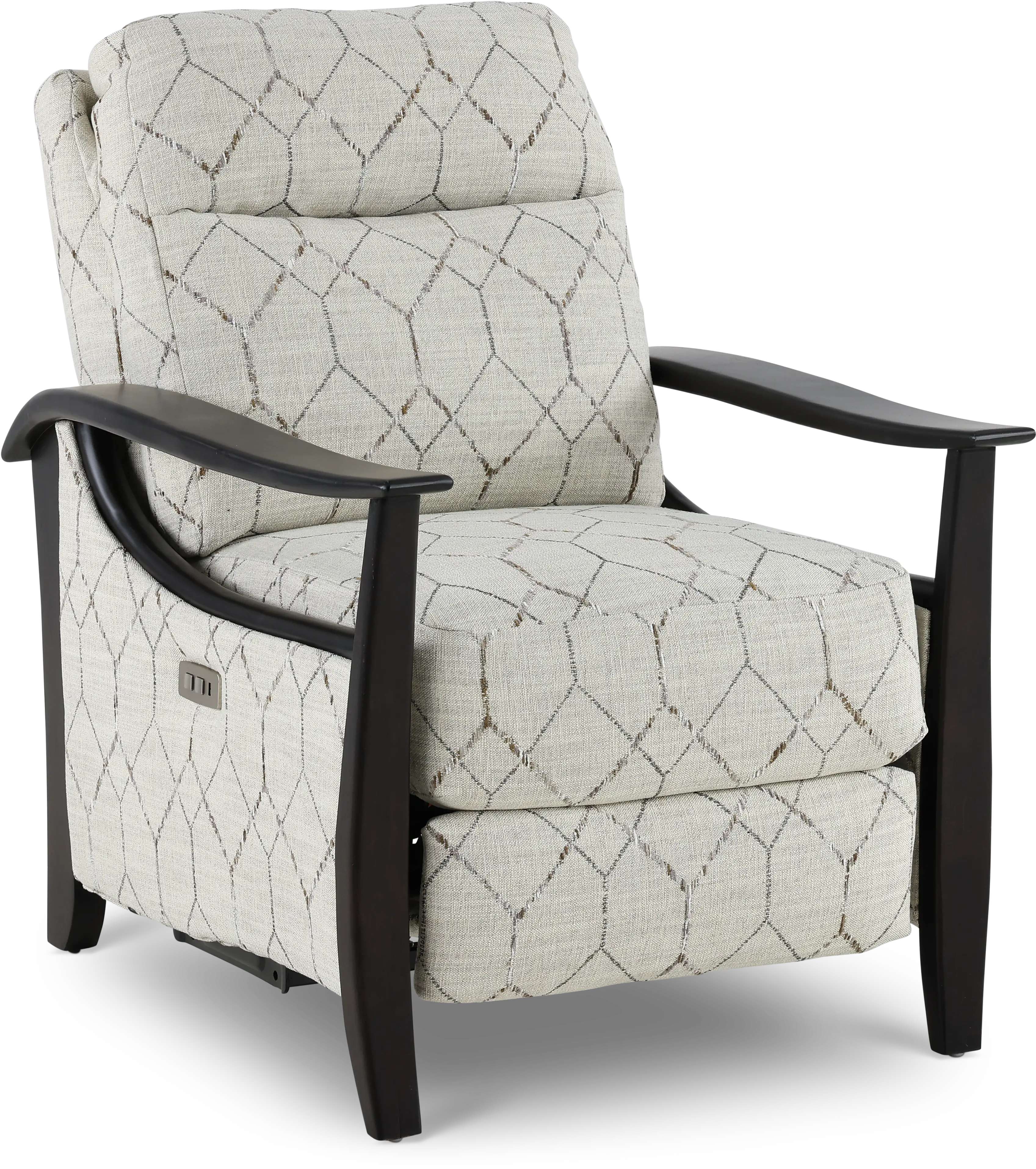 Crave Tivoli Smoke High-Leg Rocker Recliner