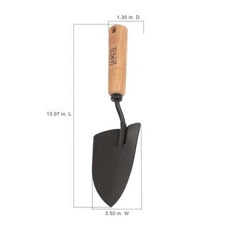 Ames 5.3 in. Garden Trowel with Wood Handle 2446100