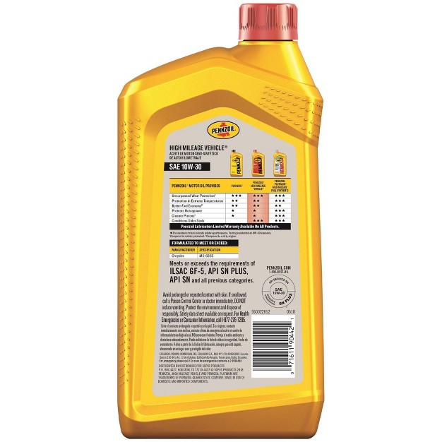 Pennzoil Engine Oil 10w 30