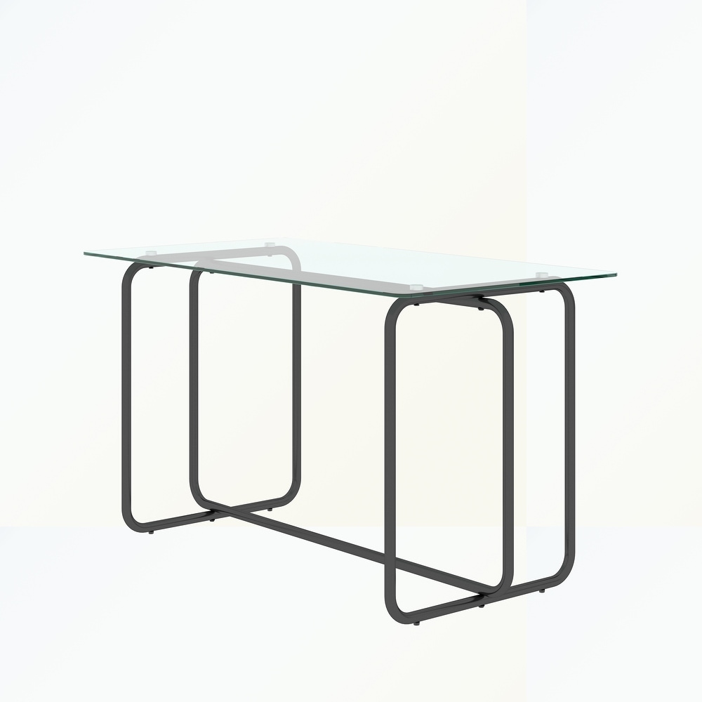 Rectangle Dining Table with Metal Frame