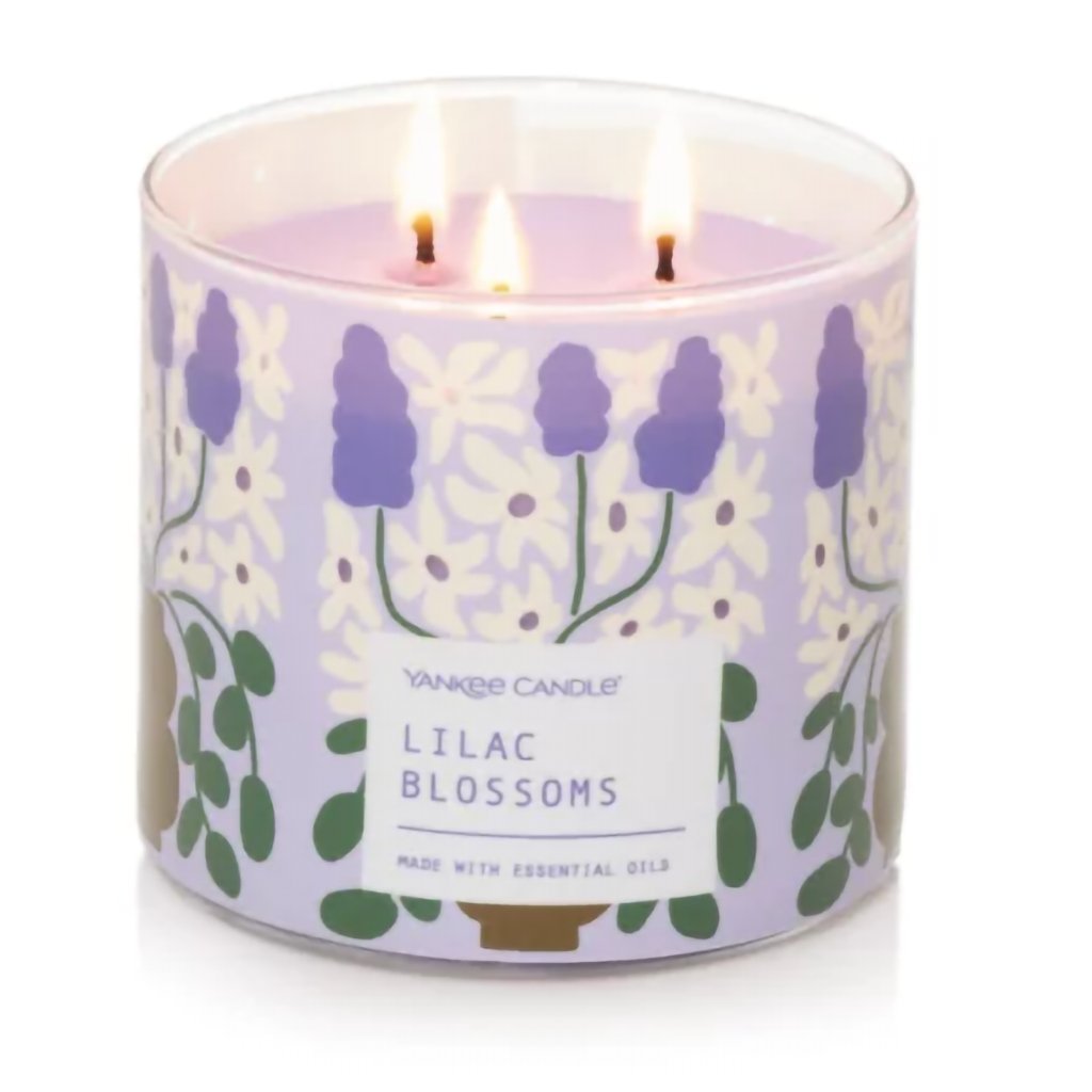 Yankee Candle  3-Wick Candles in Lilac Blossoms