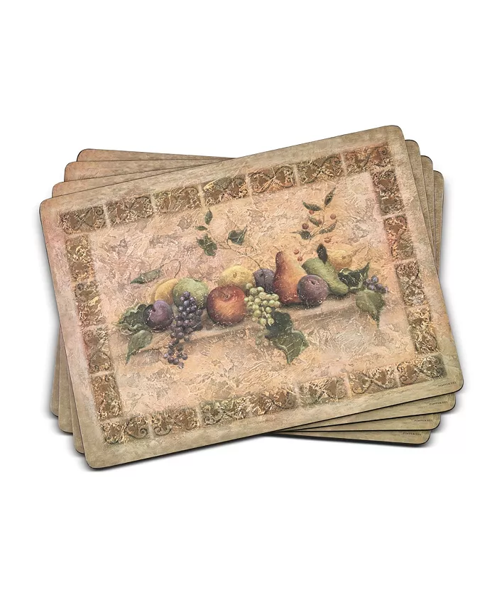 Pimpernel Tuscan Palette Placemats Set of 4