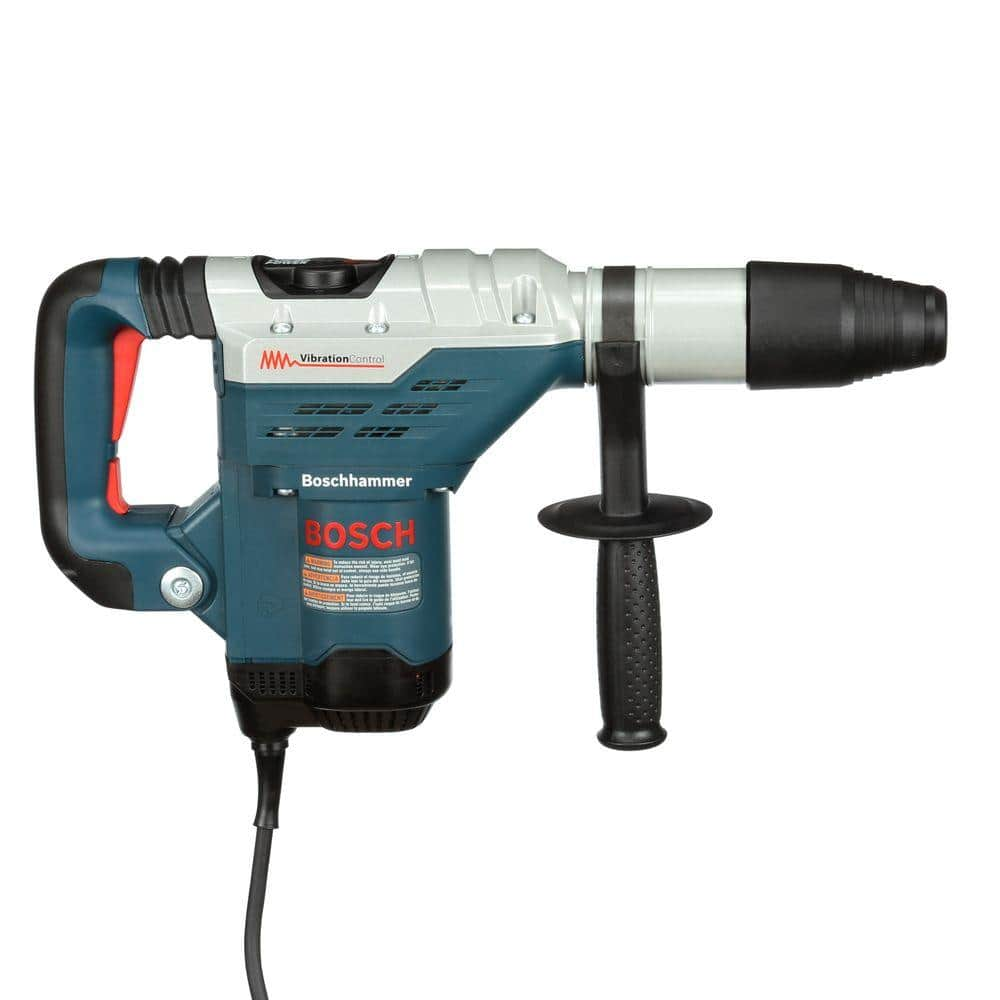 Bosch 13 Amp Corded 1-5/8 in. SDS-max Variable Speed Rotary Hammer Drill with Auxiliary Side Handle and Carrying Case 11264EVS