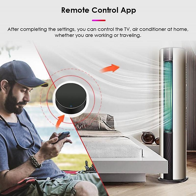 Tuya 5g Wifi Ir Universal Remote Control Smart Home Control Stb Tv Air Conditioning Voice Control Family Sharing Diy App Remote Control Timing Switch