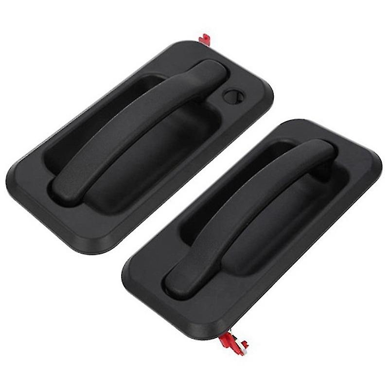 4pcs Exterior Outside Door Handle Set Auto Parts For 2003-2009 H2 Black Textured 131609870457 15104